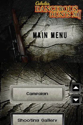 Cabela's Dangerous Hunts 2011 (USA) screen shot title